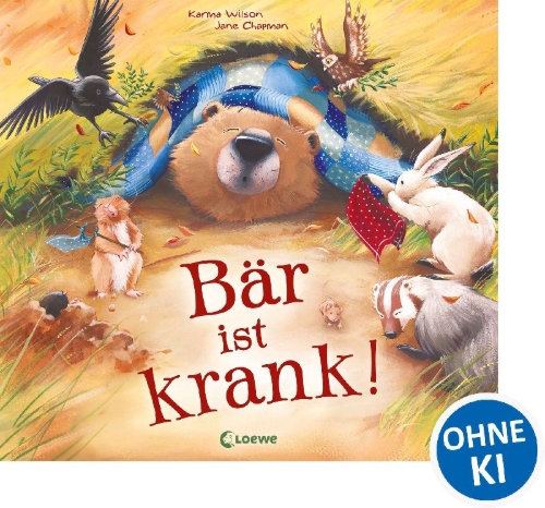 Buchcover und Innenansicht für das Buch: Bear Feels Ill