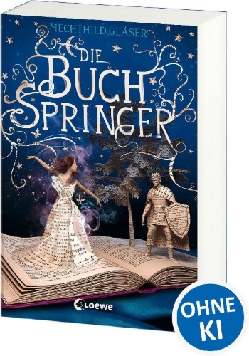 Buchcover und Innenansicht für das Buch: Die Buchspringer