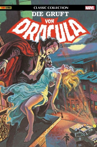 Buchcover und Innenansicht für das Buch: Tomb of Dracula (1979) 1-6; Dracula Lives! (1973) 1-13; Material aus Legion Of Monsters (1975) 1, Savage Sword Of Conan (1974) 26, Frankenstein Monster (1973) 7-9