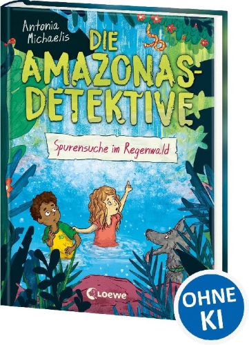 Buchcover und Innenansicht für das Buch: Die Amazonas-Detektive (Band 3) - Spurensuche im Regenwald