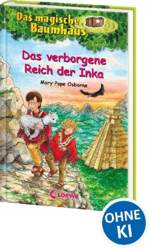 Buchcover und Innenansicht für das Buch: Late Lunch with Llamas