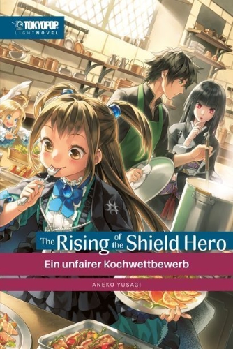 Buchcover und Innenansicht für das Buch: The Rising of the Shield Hero Light Novel 18