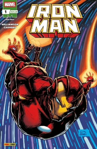 Buchcover und Innenansicht für das Buch: Iron Man - Neustart (2. Serie)