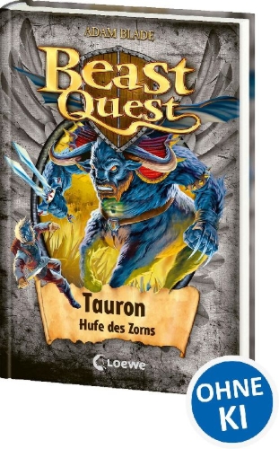 Buchcover und Innenansicht für das Buch: Tauron the Pounding Fury