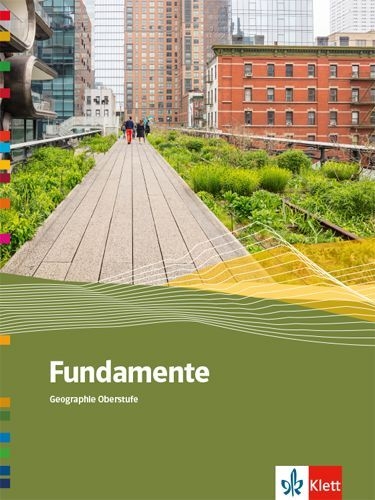 Buchcover und Innenansicht für das Buch: Fundamente Geographie Oberstufe. Schulbuch Klasse 10-13