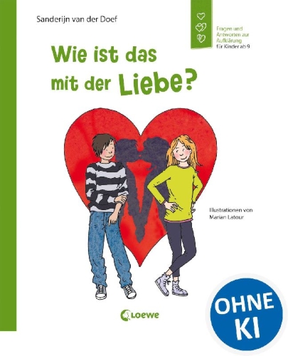 Buchcover und Innenansicht für das Buch: Wie ist das mit der Liebe?