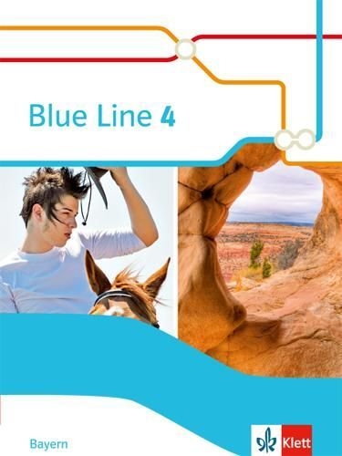 Buchcover und Innenansicht für das Buch: Blue Line 4 R-Zug. Schülerbuch (Hardcover) Klasse 8. Ausgabe Bayern