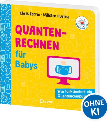 Buchcover und Innenansicht für das Buch: Quantum Computing for Babies (OT)
