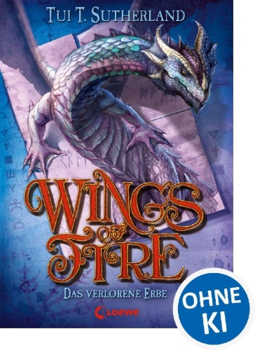 Buchcover und Innenansicht für das Buch: Wings of Fire-The Lost Heir