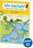 Buchcover und Innenansicht für das Buch: Wir basteln! ab 5 Jahren - Malen, Ausschneiden, Kleben - Dinosaurier