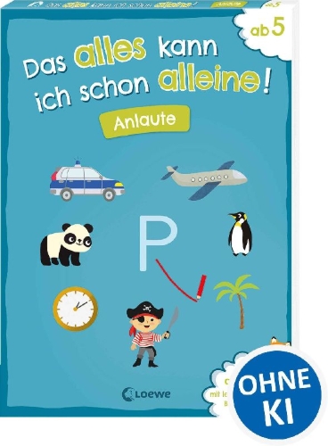 Buchcover und Innenansicht für das Buch: Das alles kann ich schon alleine! Anlaute