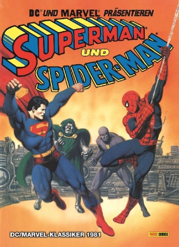 Buchcover und Innenansicht für das Buch: Marvel Treasury Edition featuring Superman and Spider-Man! 28