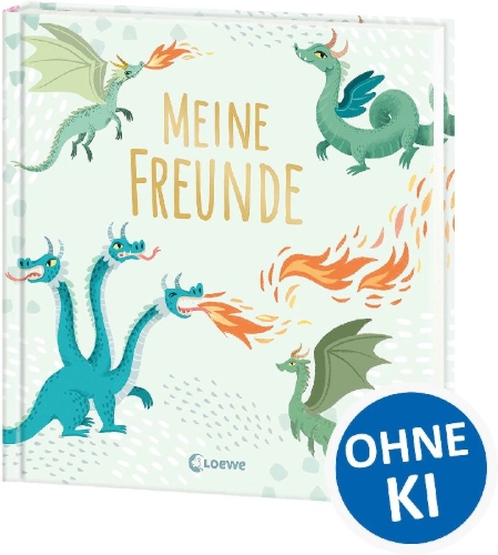 Buchcover und Innenansicht für das Buch: Meine Freunde (neu) - Drachen