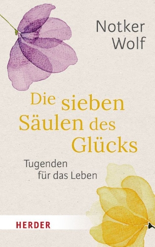 Buchcover und Innenansicht für das Buch: Die sieben Säulen des Glücks