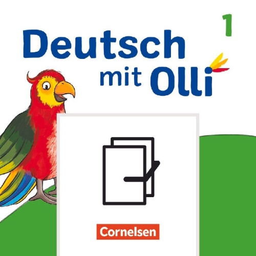 Buchcover und Innenansicht für das Buch: Deutsch mit Olli Erstlesen. 1. Schuljahr - Arbeitshefte Start und Leicht / Basis in Druckschrift