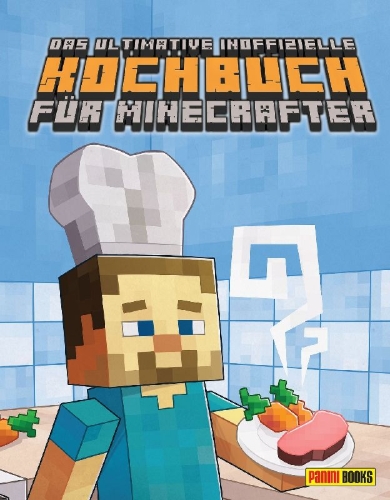 Buchcover und Innenansicht für das Buch: Das ultimative inoffizielle Kochbuch für Minecrafter