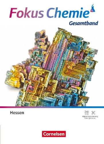 Buchcover und Innenansicht für das Buch: Fokus Chemie - Gesamtband - Neubearbeitung - Gymnasium Hessen ab 2026 - Schulbuch