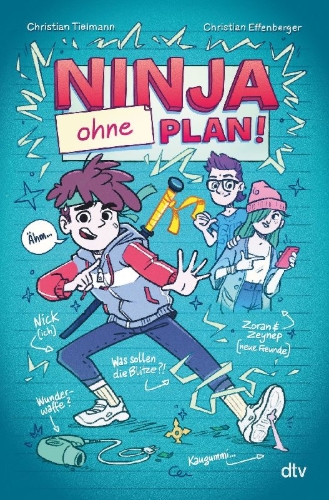 Buchcover und Innenansicht für das Buch: Ninja ohne Plan
