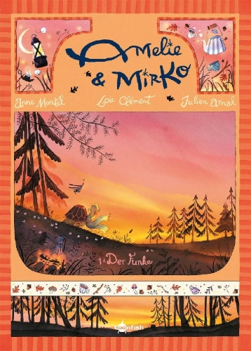 Buchcover und Innenansicht für das Buch: Amelie und Mirko. Band 1