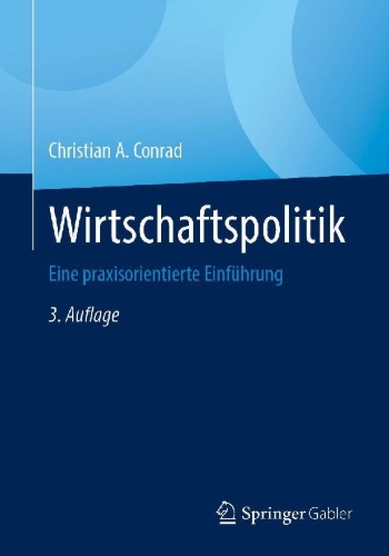 Buchcover und Innenansicht für das Buch: Wirtschaftspolitik