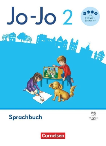 Buchcover und Innenansicht für das Buch: Jo-Jo Sprachbuch 2. Schuljahr. Sprachbuch - Allgemeine Ausgabe 2024 - Mit FRESCH-Karte, Lernspurenheft und digitalen Medien
