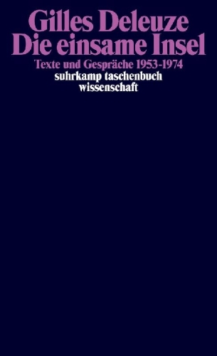 Buchcover und Innenansicht für das Buch: L´ile déserte et autres textes. Textes et entretiens 1953 - 1974
