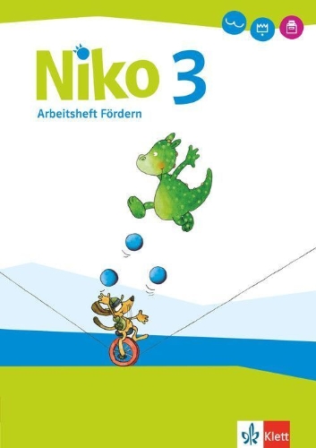 Buchcover und Innenansicht für das Buch: Niko Sprachbuch 3. Arbeitsheft Fördern Klasse 3