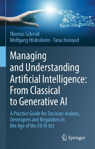 Buchcover und Innenansicht für das Buch: Managing and Understanding Artificial Intelligence: From Classical to Generative AI