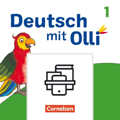 Buchcover und Innenansicht für das Buch: Deutsch mit Olli Erstlesen. 1. Schuljahr - Arbeitsheft Start und Leicht / Basis in Grundschrift