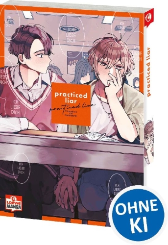 Buchcover und Innenansicht für das Buch: practiced liar