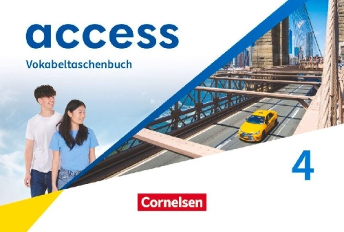 Buchcover und Innenansicht für das Buch: Access Band 4: 8. Schuljahr - Allgemeine Ausgabe 2022 - Vokabeltaschenbuch