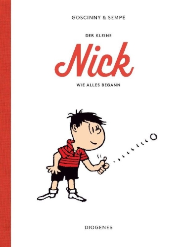 Buchcover und Innenansicht für das Buch: Le Petit Nicolas. La bande dessinée originale