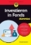 Buchcover und Innenansicht für das Buch: Investieren in Fonds für Dummies