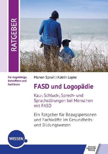 Buchcover und Innenansicht für das Buch: FASD und Logopädie