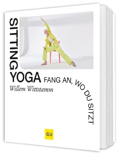 Buchcover und Innenansicht für das Buch: Sitting Yoga