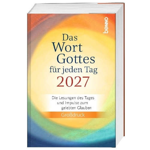 Buchcover und Innenansicht für das Buch: Das Wort Gottes für jeden Tag 2027 - Großdruck