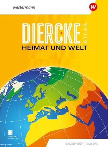 Buchcover und Innenansicht für das Buch: Diercke Atlas Heimat und Welt. Baden-Württemberg