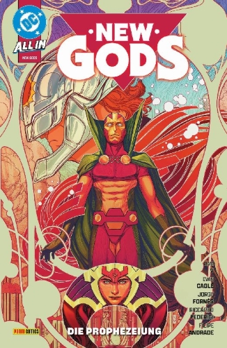 Buchcover und Innenansicht für das Buch: The New Gods #1-#6