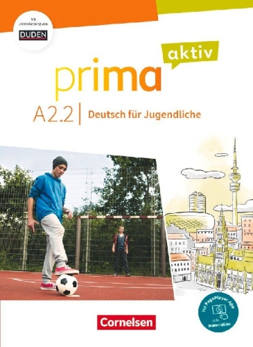Buchcover und Innenansicht für das Buch: Prima aktiv A2. Band 2 - Kursbuch - Inkl. PagePlayer-App und interaktiven Übungen