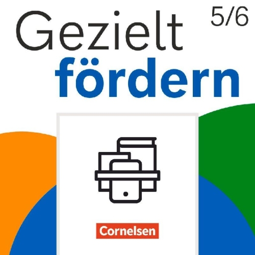 Buchcover und Innenansicht für das Buch: Gezielt fördern 5./6. Schuljahr - Lern- und Übungshefte Deutsch 2025 - Thematische Arbeitshefte im Paket