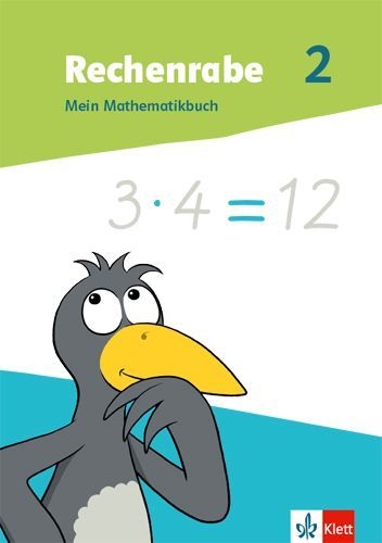 Buchcover und Innenansicht für das Buch: Rechenrabe 2. Schulbuch mit Beilagen Klasse 2. Ausgabe Nordrhein-Westfalen