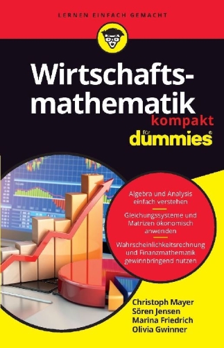 Buchcover und Innenansicht für das Buch: Wirtschaftsmathematik kompakt für Dummies