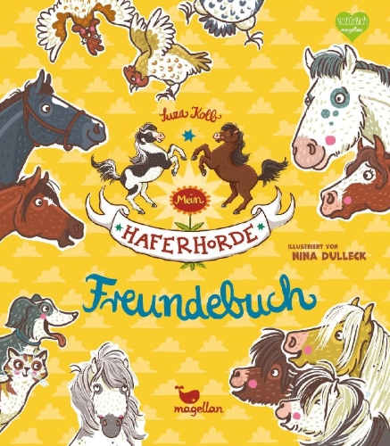 Buchcover und Innenansicht für das Buch: Mein Haferhorde-Freundebuch