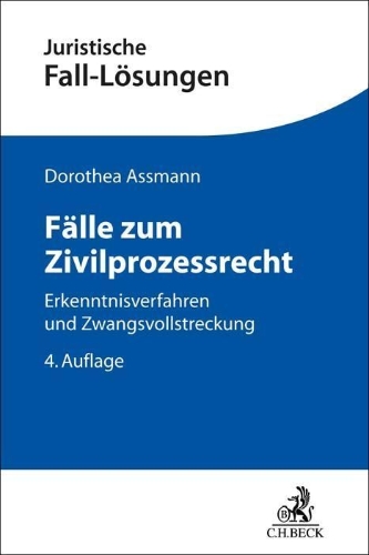 Buchcover und Innenansicht für das Buch: Fälle zum Zivilprozessrecht