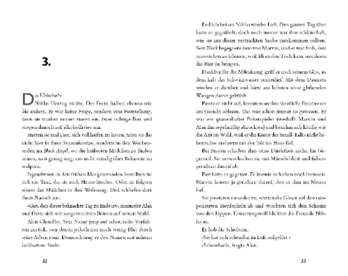 Buchcover und Innenansicht für das Buch: Und du wirst lächelnd sterben