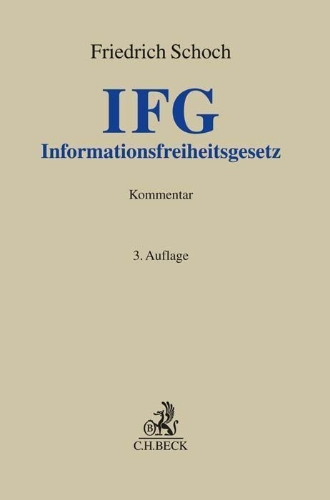Buchcover und Innenansicht für das Buch: Informationsfreiheitsgesetz. IFG