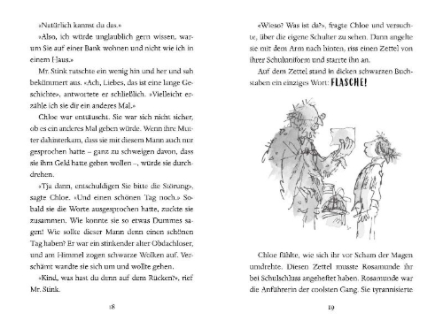Buchcover und Innenansicht für das Buch: Mr Stink