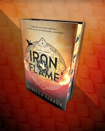Buchcover und Innenansicht für das Buch: Iron Flame (Wing and Claw Collection)
