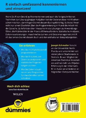 Buchcover und Innenansicht für das Buch: R Alles-in-einem-Band für Dummies