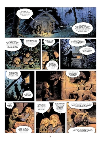 Buchcover und Innenansicht für das Buch: Die Welten von Thorgal - Thorgals Jugend. Band 8